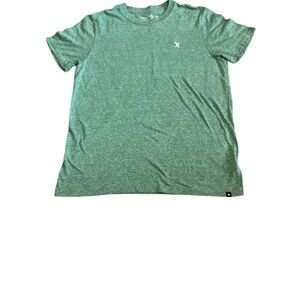 Hurley Men’s Heathered Green Short Sleeve Tee Medium